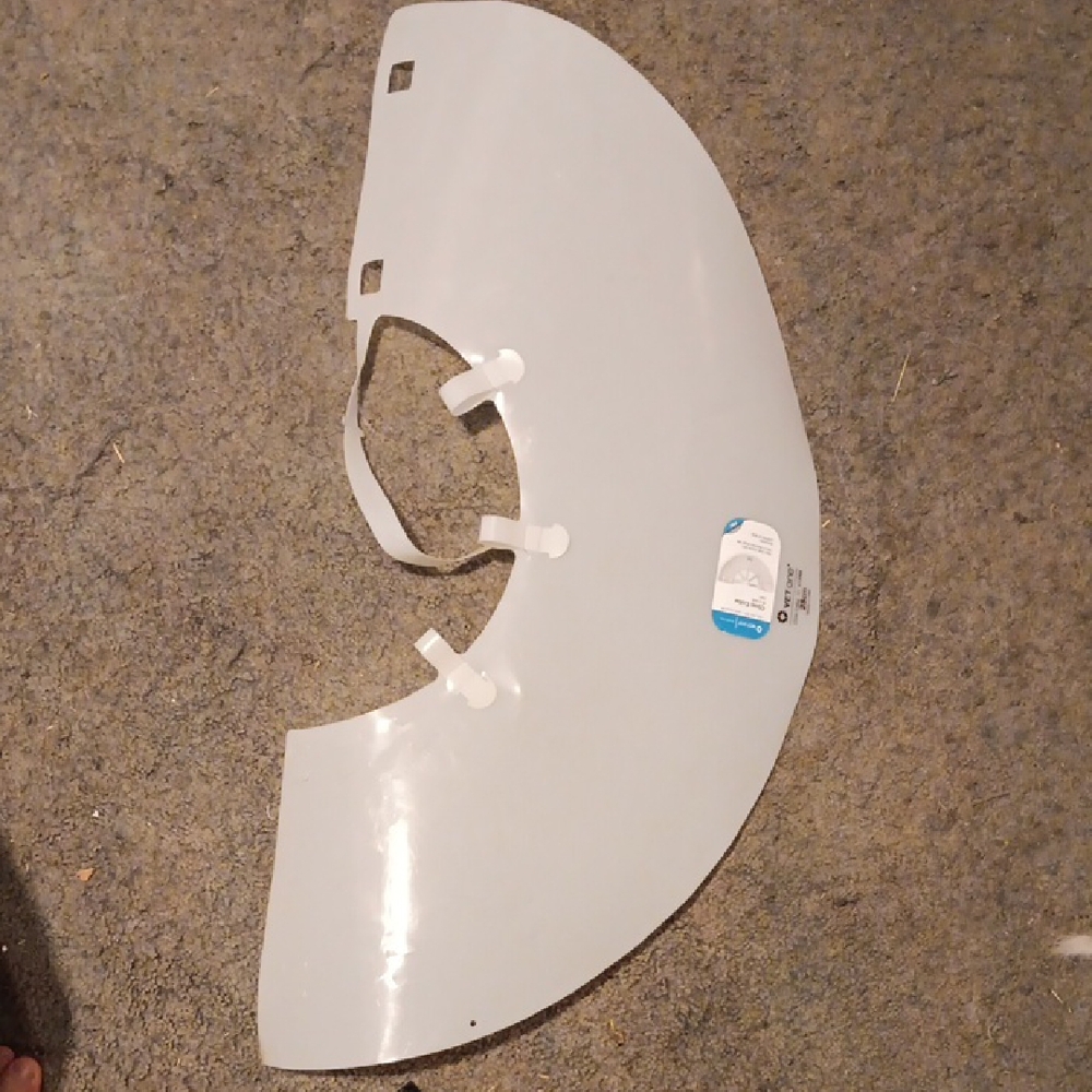 Veto Protective Dog Cone Collar - White
